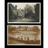 A collection of 42 postcards of Laleham-on-Thames, including photographic postcards titled '