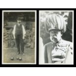 A collection of approximately 217 postcards, the majority portraits, including the Kaiser and