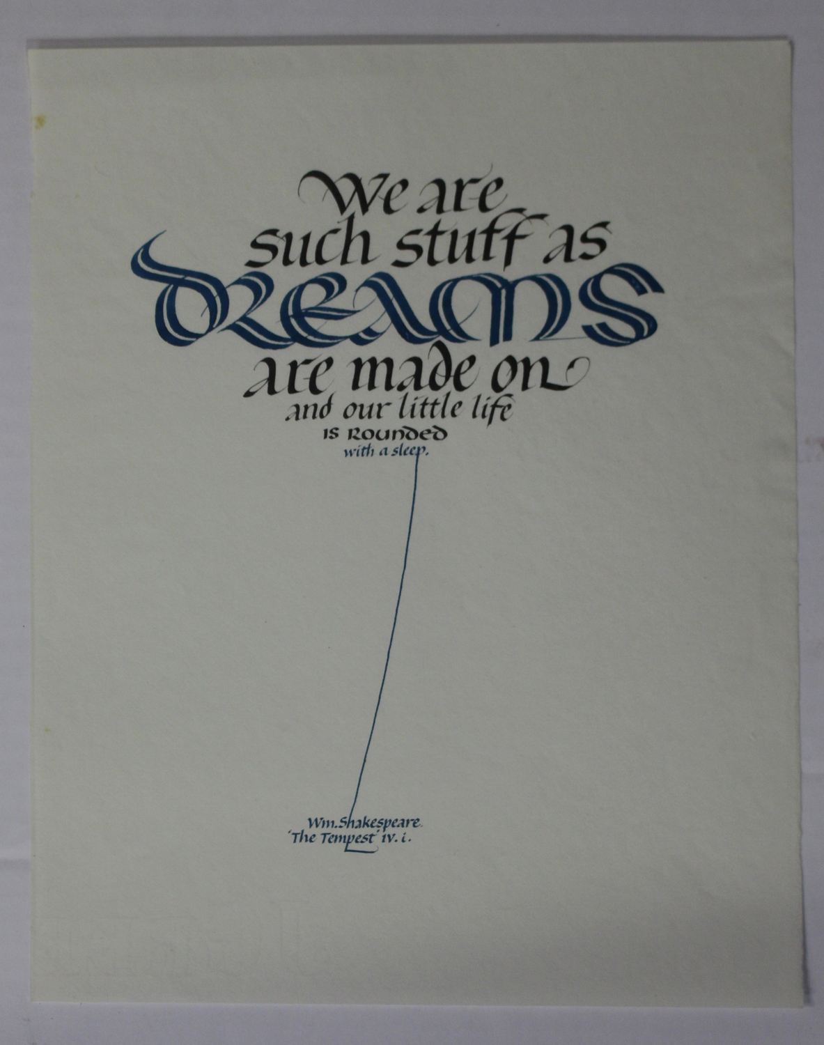 CALLIGRAPHY. A calligraphic transcript by Kennedy Smith in varying coloured ink of Christina - Image 6 of 6