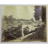 PHOTOGRAPHS. A collection of 19th century photographs mounted in albums and loose, including two