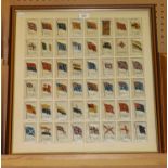 A collection of cigarette cards, including a set of 50 J. Wix Kensitas silk 'British Empire