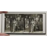 PHOTOGRAPHS. A collection of twelve glass stereoscopic diapositives, the majority views of