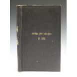 H.M.S. NEWCASTLE. An album of copy letters titled on the upper cover 'Covers for Returns S. 163',
