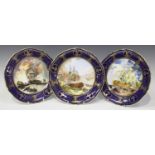 A set of six limited edition Spode 'The Maritime England' plates, including Battle of Trafalgar