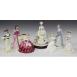 Three Royal Doulton figures, comprising Lauren, HN3975, with certificate, Anna, HN4095, and
