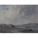 Frank McKelvey - Coastal Landscape, probably County Donegal, 20th century oil on canvas, signed,