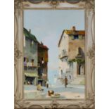 Cecil R. Doyly-John - 'Cap Ferrat, near Nice, South France', 20th century oil on canvas, signed