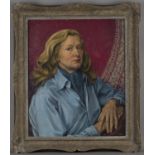 John Whitlock Codner - Half-Length Portrait of Rachael Codner, née Notley, oil on canvas, signed and