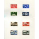A collection of eight stamp albums and stock books, including Great Britain used from 1952-1986