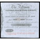 BONDS & SHARE CERTIFICATES. A collection of approximately 52 bonds and share certificates, mostly