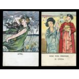 A collection of approximately 122 postcards by Sydney Carter published by S. Hildesheimer & Co,