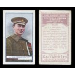 An album containing approximately 628 Gallaher cigarette cards, the majority from 'The Great War -