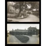 A collection of 33 postcards of West Sussex, including photographic postcards titled 'Hayes Lane,