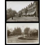 A collection of 30 postcards of Surrey, including photographic postcards, titled 'Brighton Road,