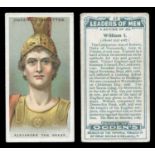 A collection of cigarette and trade cards in eight albums, including a set of 50 Ogdens 'Leaders