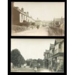 A collection of approximately 68 postcards of Henfield, West Sussex, including photographic