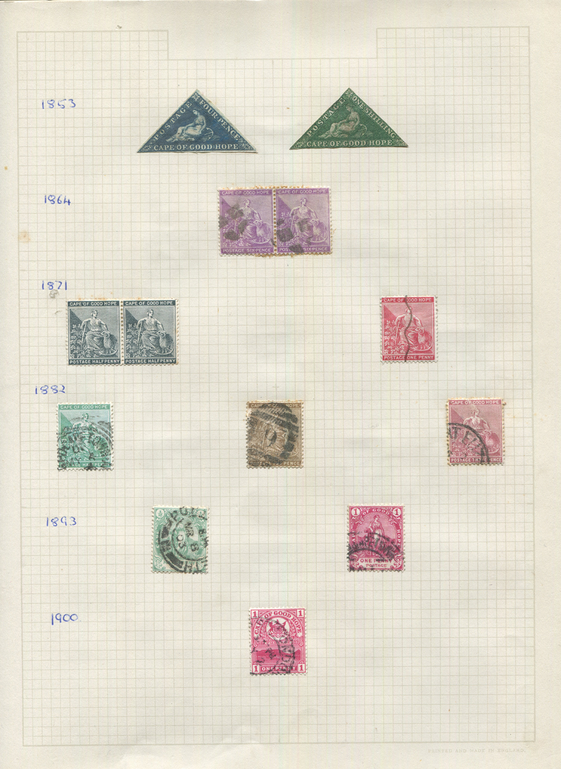 Two albums of world stamps, including Great Britain, Australian States, Hong Kong 1863 to 96 cents - Image 4 of 4