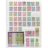 A collection of West Germany stamps from 1949 to 1990 and Germany up to 2017, from 1st issues mint