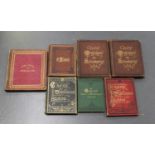 CRESTS & MONOGRAMS. A group of 7 albums containing numerous clipped and mounted crests and