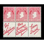 A small group of Ireland stamps with 1922 overprints values up to 1 shilling mint, 1931 1d carmine