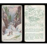 A collection of Taddy cigarette cards, including 5 (of 10) 'Klondyke Series', 21 (of 25) 'Heraldry