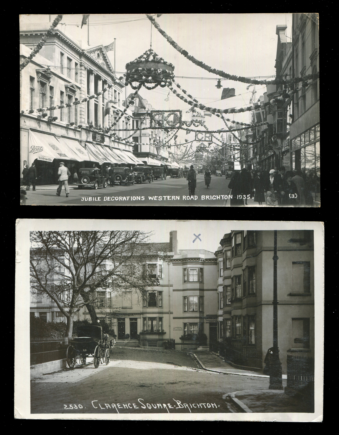 An album containing postcards, modern photographs and ephemera, the majority relating to Brighton - Image 2 of 2