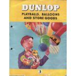 TRADE CATALOGUES. A collection of 22 trade catalogues and pamphlets for Dunlop products,