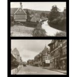 A collection of 45 postcards of East Sussex, including photographic postcards titled 'Jarvis