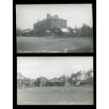 A collection of 25 postcards of Hampshire, including photographic postcards titled 'Station Road,