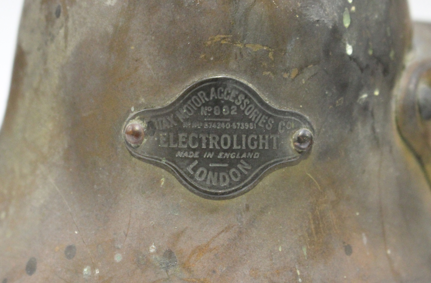 A pair of Rotax Motor Accessories Co 'Electrolight' car lamps, diameter 17.5cm, three Lucas lamps, - Image 8 of 10
