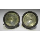 A pair of early 20th century brass Lucas King of the Road headlamps, diameter 22cm.Buyer’s Premium