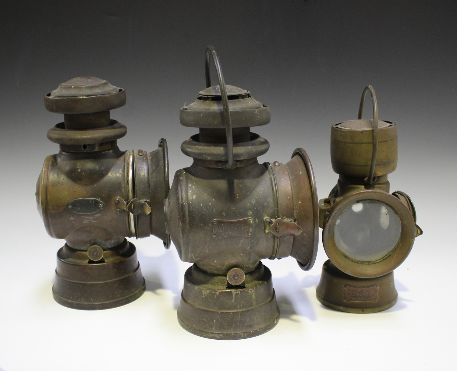 A pair of Rotax Motor Accessories Co 'Electrolight' car lamps, diameter 17.5cm, three Lucas lamps, - Image 6 of 10