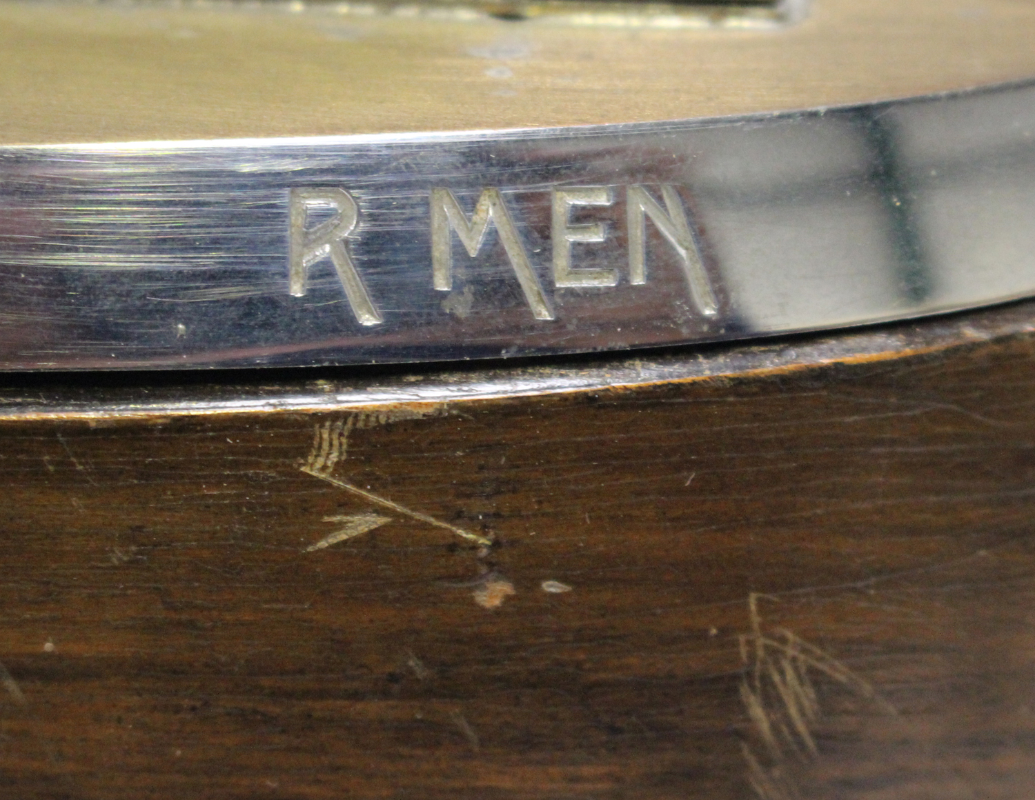 A French chromium plated racing trophy, pierced and cut in the form of an early racing car, - Image 3 of 8