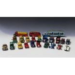 A collection of Dinky Toys and Supertoys vehicles, including a No. 157 Jaguar, a No. 23K Talbot