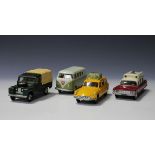 Thirteen Corgi Toys vehicles, comprising a No. 154 Ferrari Formula 1, a No. 218 Aston Martin DB4,