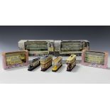 A small collection of die-cast model trams, including a Corgi Classics No. 43503 Blackpool Balloon