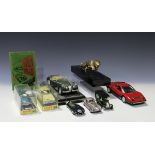 A collection of die-cast vehicles, including a Corgi Toys No. 438 Land Rover, boxed, a No. 273