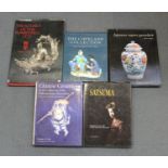 A collection of Asian Art reference books, including 'The Copeland Collection' by William R.