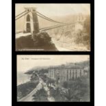 An album containing approximately 335 postcards, the majority British and topographical views of