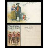A collection of approximately 510 postcards, the majority with undivided backs, including
