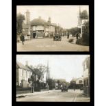 A group of 4 photographic postcards of Handcross, West Sussex, all featuring motor cars.Buyer’s