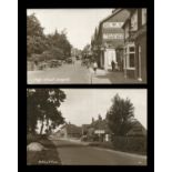 A collection of 20 postcards of Uckfield and its Sussex environs, all featuring motor cars and other