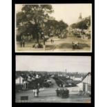 A collection of 46 postcards of Clacton-on-Sea and its Essex environs, all featuring motor cars