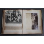 OXFORD. An album containing photographs and ephemera relating to Oxford and Cambridge