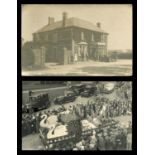 A collection of approximately 93 postcards of Devon, mostly North Devon, all featuring motor cars