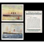 A collection of large-size cigarette cards in twenty-one albums, all odds, many duplicates,
