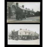 A collection of 22 postcards of Haywards Heath and its Sussex environs, all featuring motor cars and