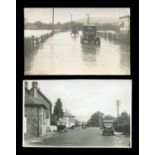 A collection of 30 postcards of Steyning and its West Sussex environs, all featuring motor cars