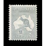 An Australia 1931-36 £1 grey stamp fine mint (SG 137).Buyer’s Premium 29.4% (including VAT @ 20%) of