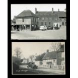 A collection of approximately 145 postcards of Berkshire, all featuring motor cars and other
